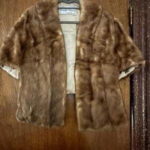 Vintage Brown Fur Stole